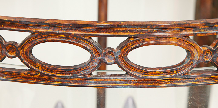 Large Metal and Glass Pendant Light