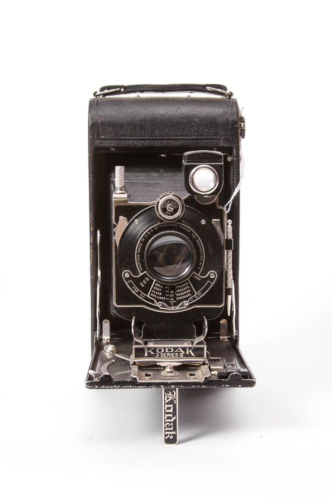 Vintage Kodak 3 Series III Cameras and Original Manual