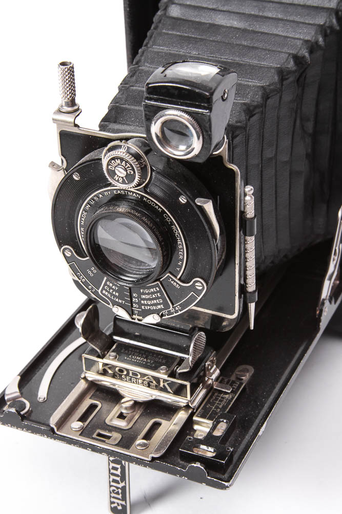 Vintage Kodak 3 Series III Cameras and Original Manual