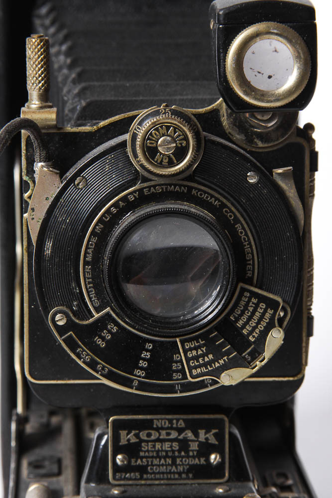 Vintage Kodak 3 Series III Cameras and Original Manual