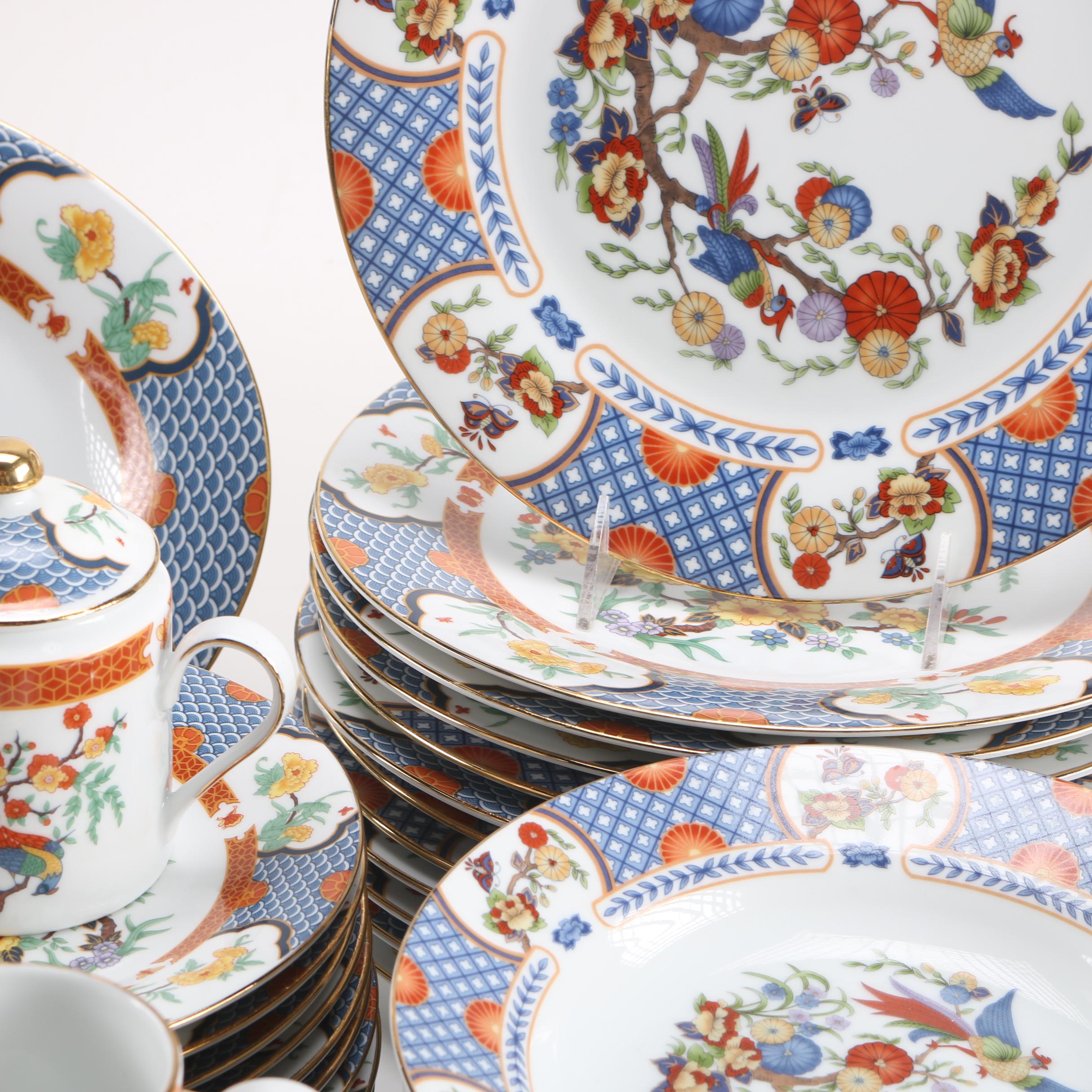 LiLing "Imperial Garden" China Dinnerware Set