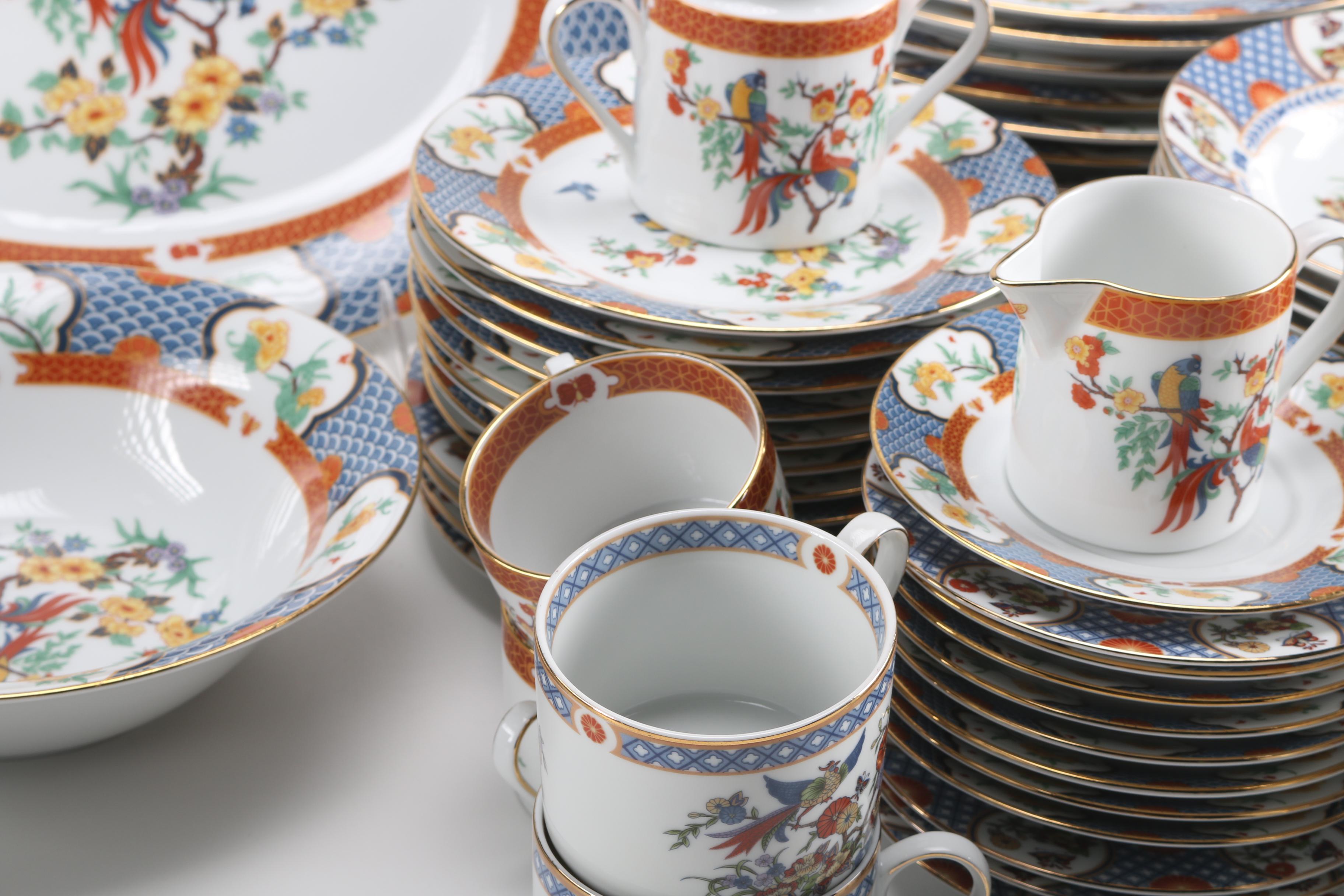 LiLing "Imperial Garden" China Dinnerware Set