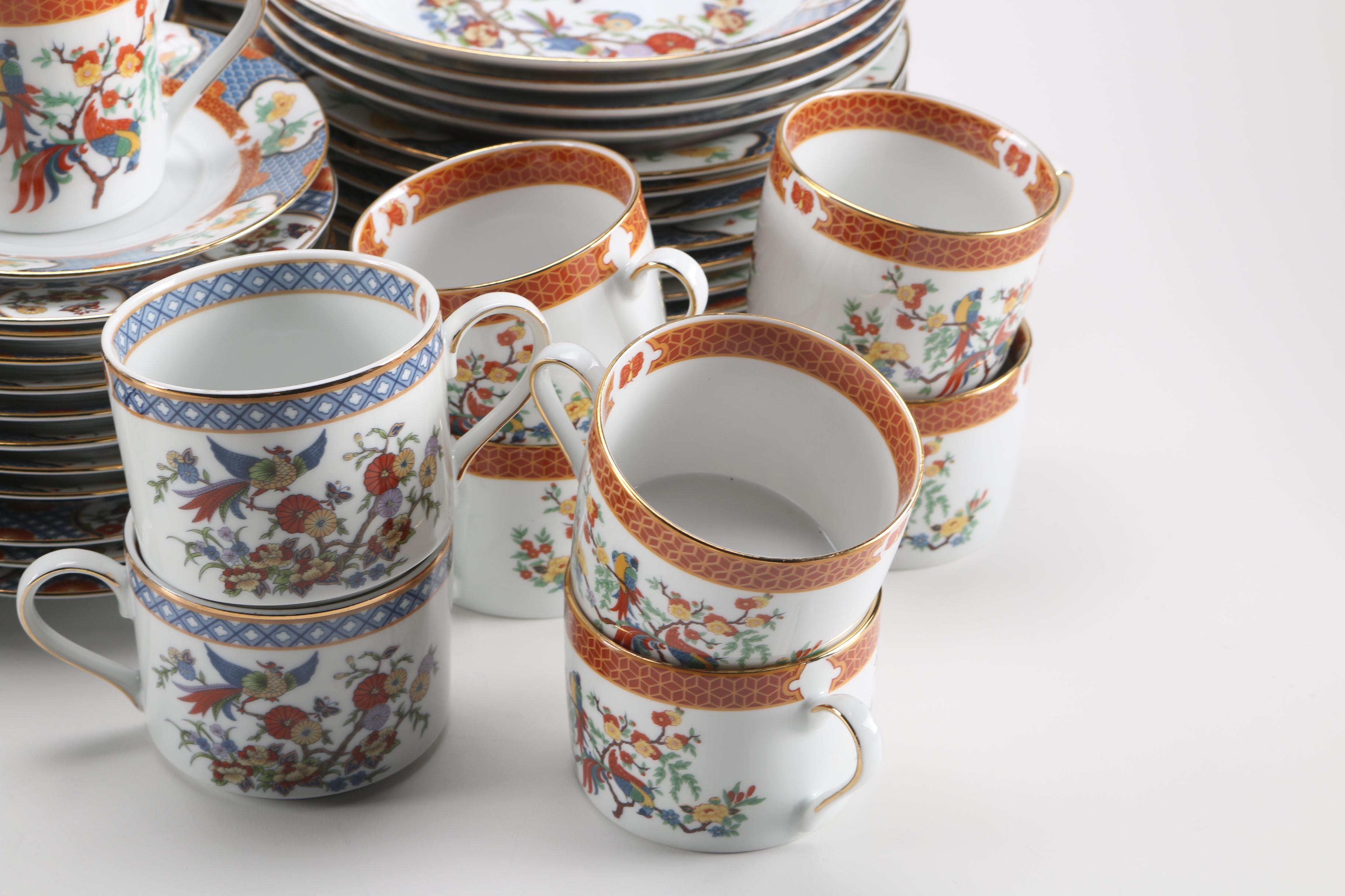 LiLing "Imperial Garden" China Dinnerware Set