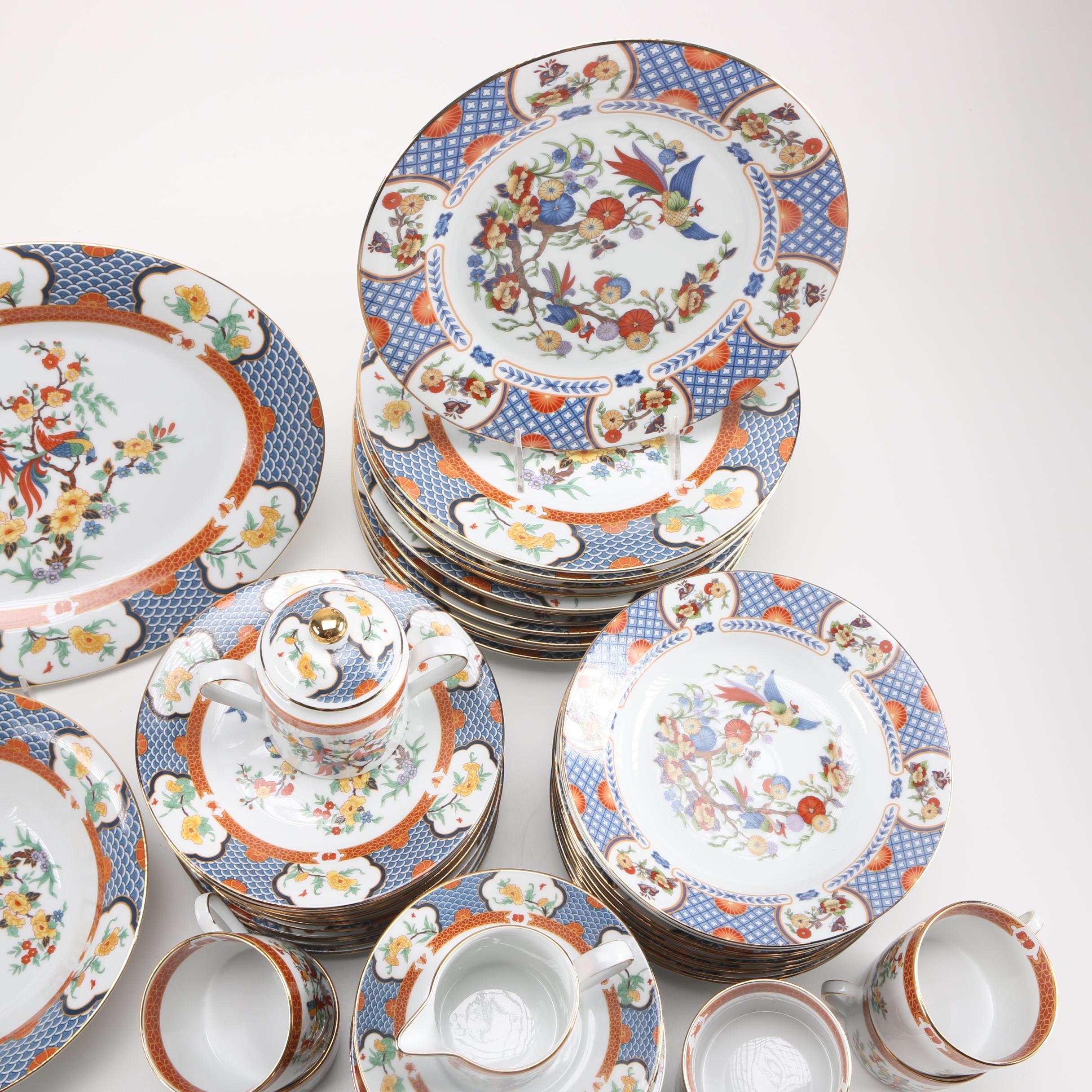 LiLing "Imperial Garden" China Dinnerware Set