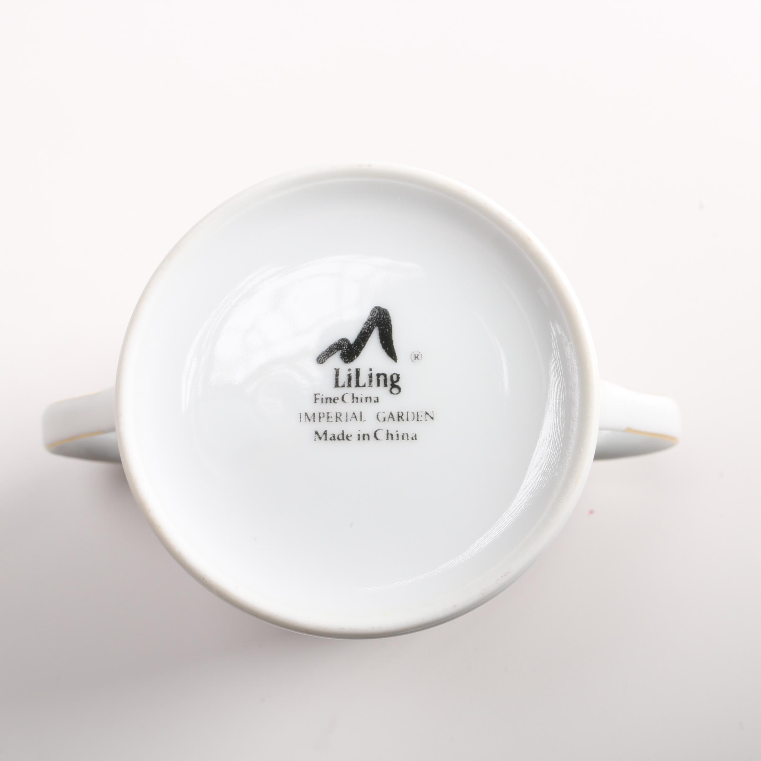 LiLing "Imperial Garden" China Dinnerware Set