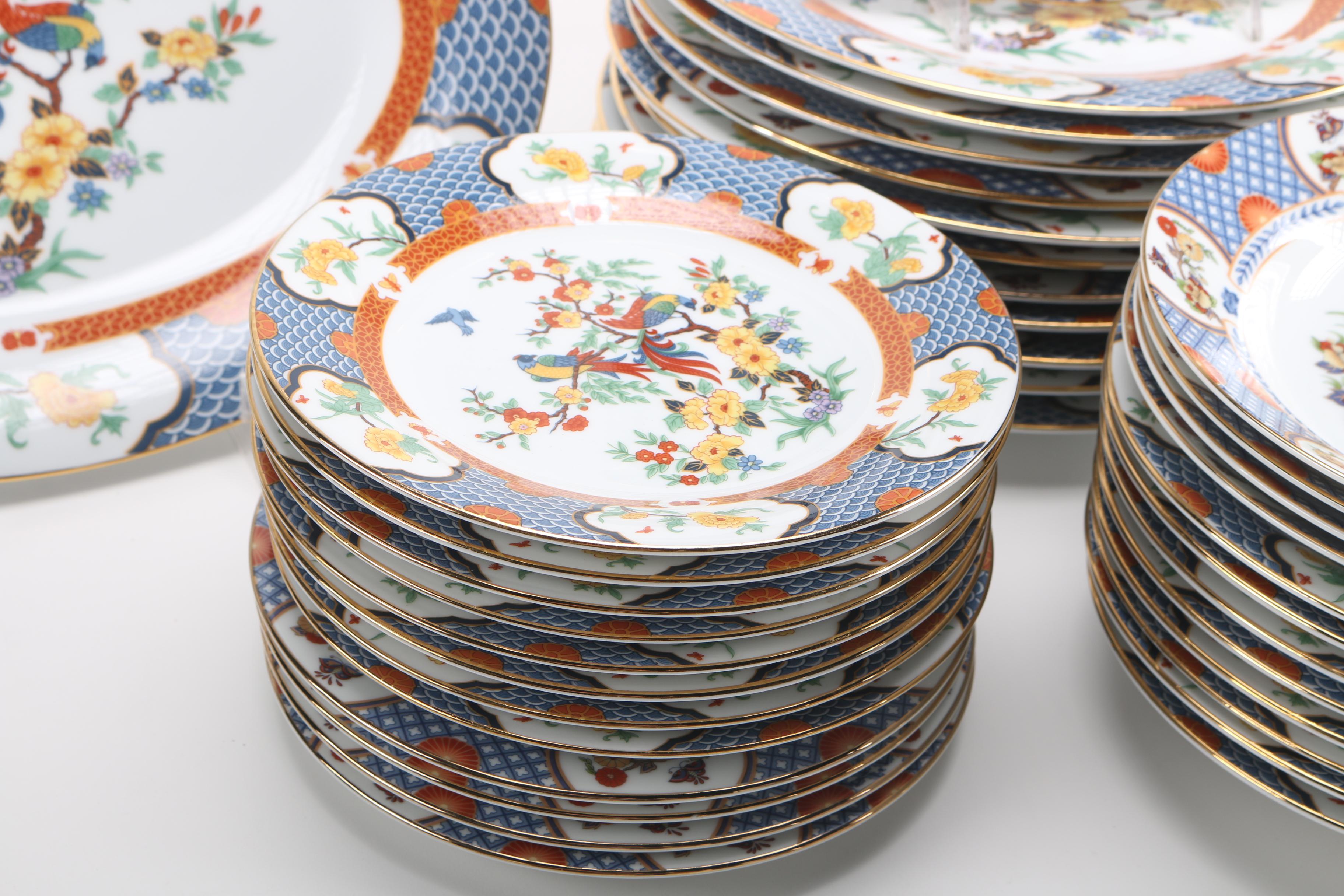 LiLing "Imperial Garden" China Dinnerware Set