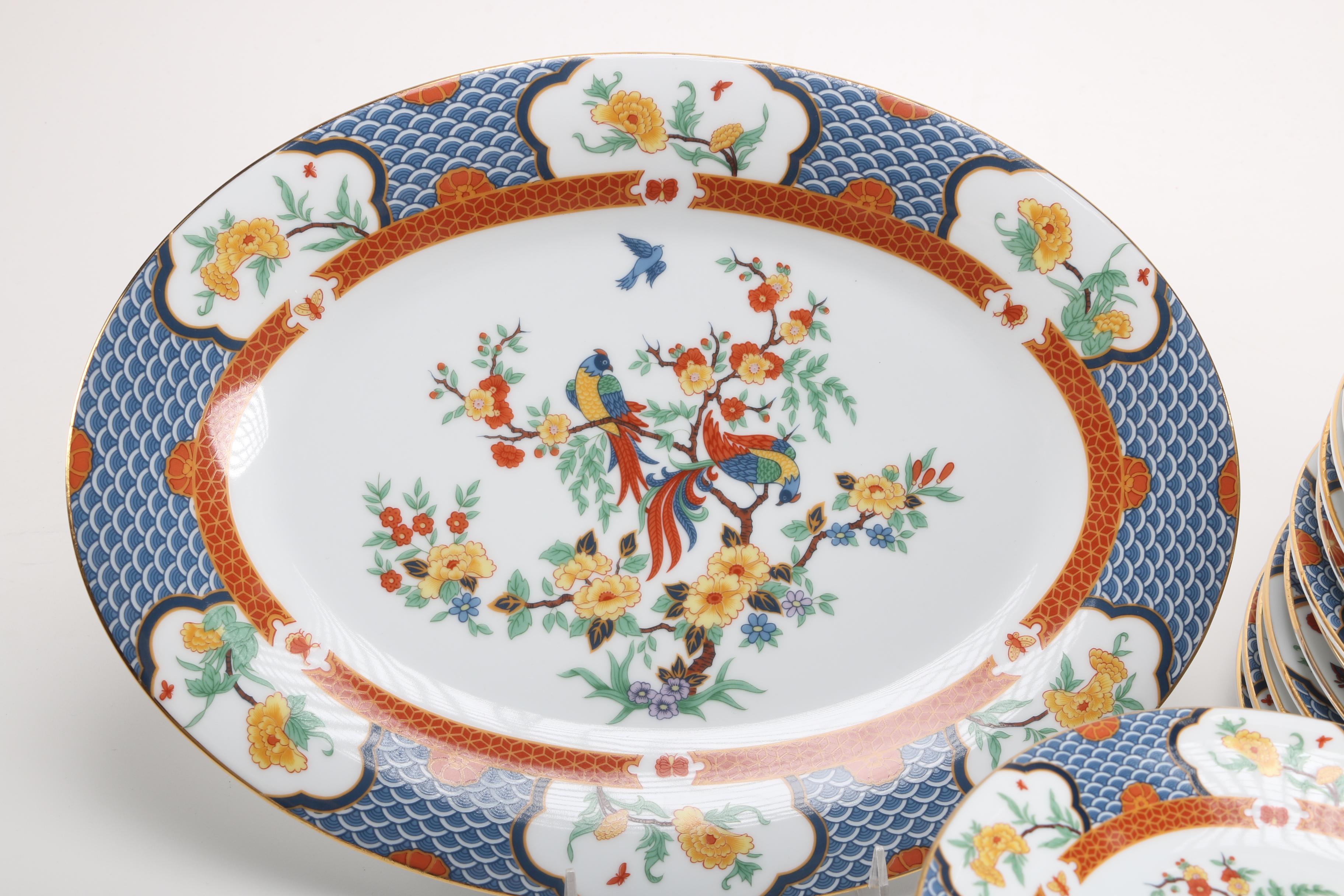 LiLing "Imperial Garden" China Dinnerware Set