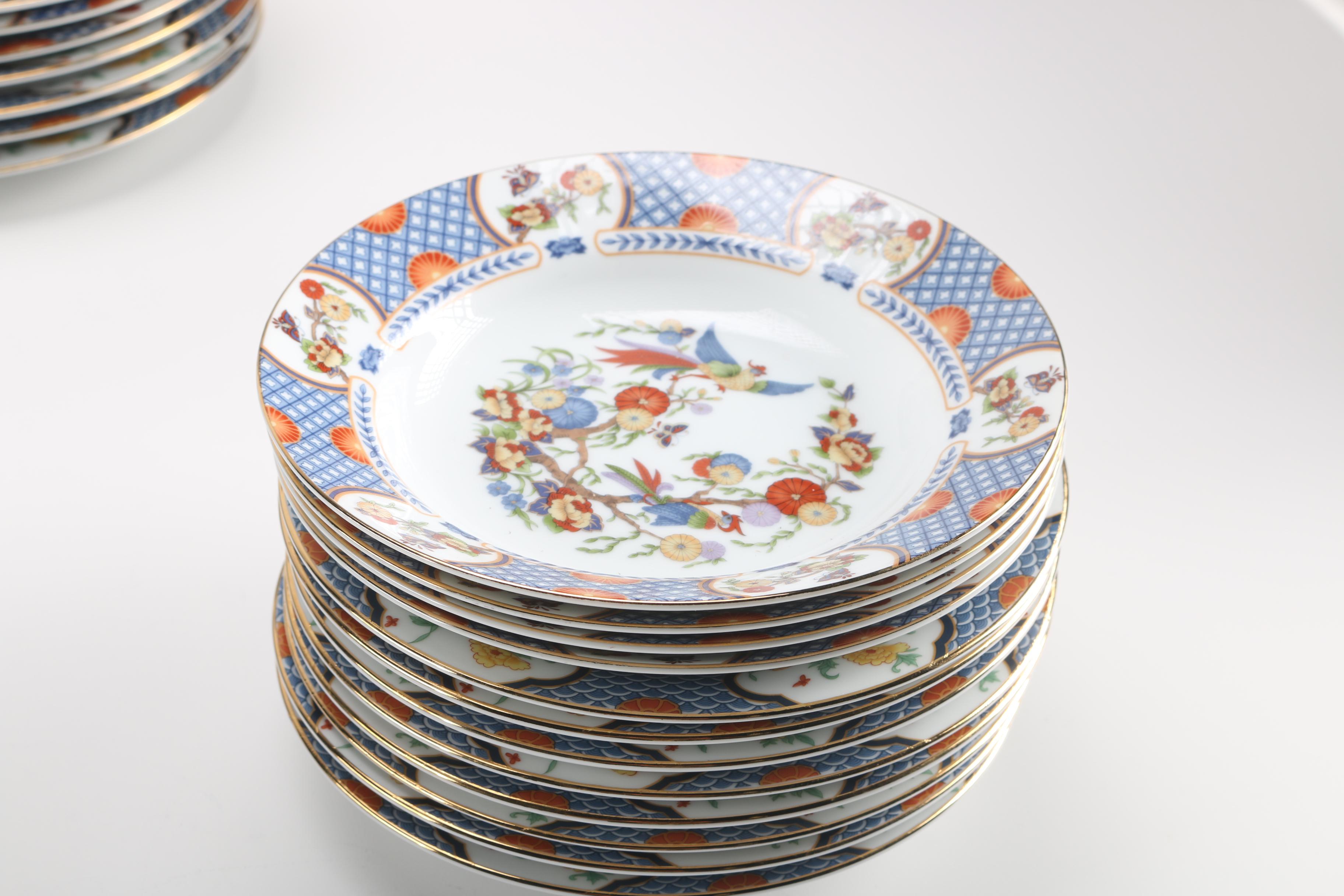 LiLing "Imperial Garden" China Dinnerware Set