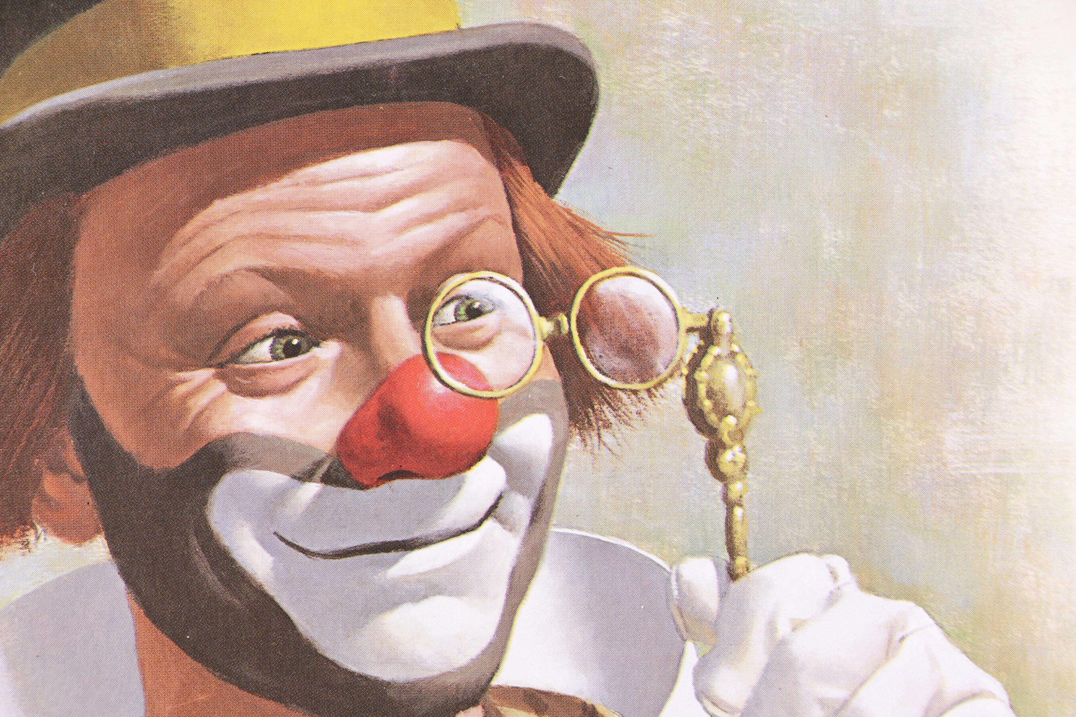 Arthur Sarnoff Offset Lithographs of Clowns