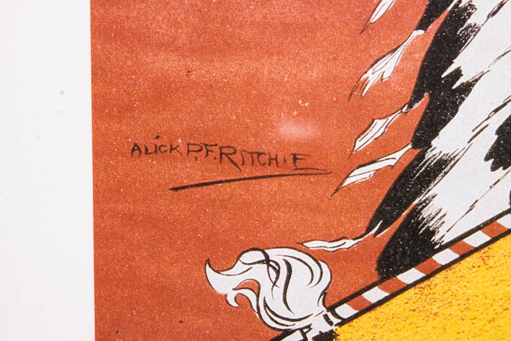 Reproduction Alick P. F. Ritchie Poster, "Buffalo Bill's Wild West"