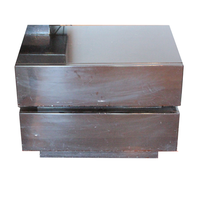 Contemporary Black Nightstand