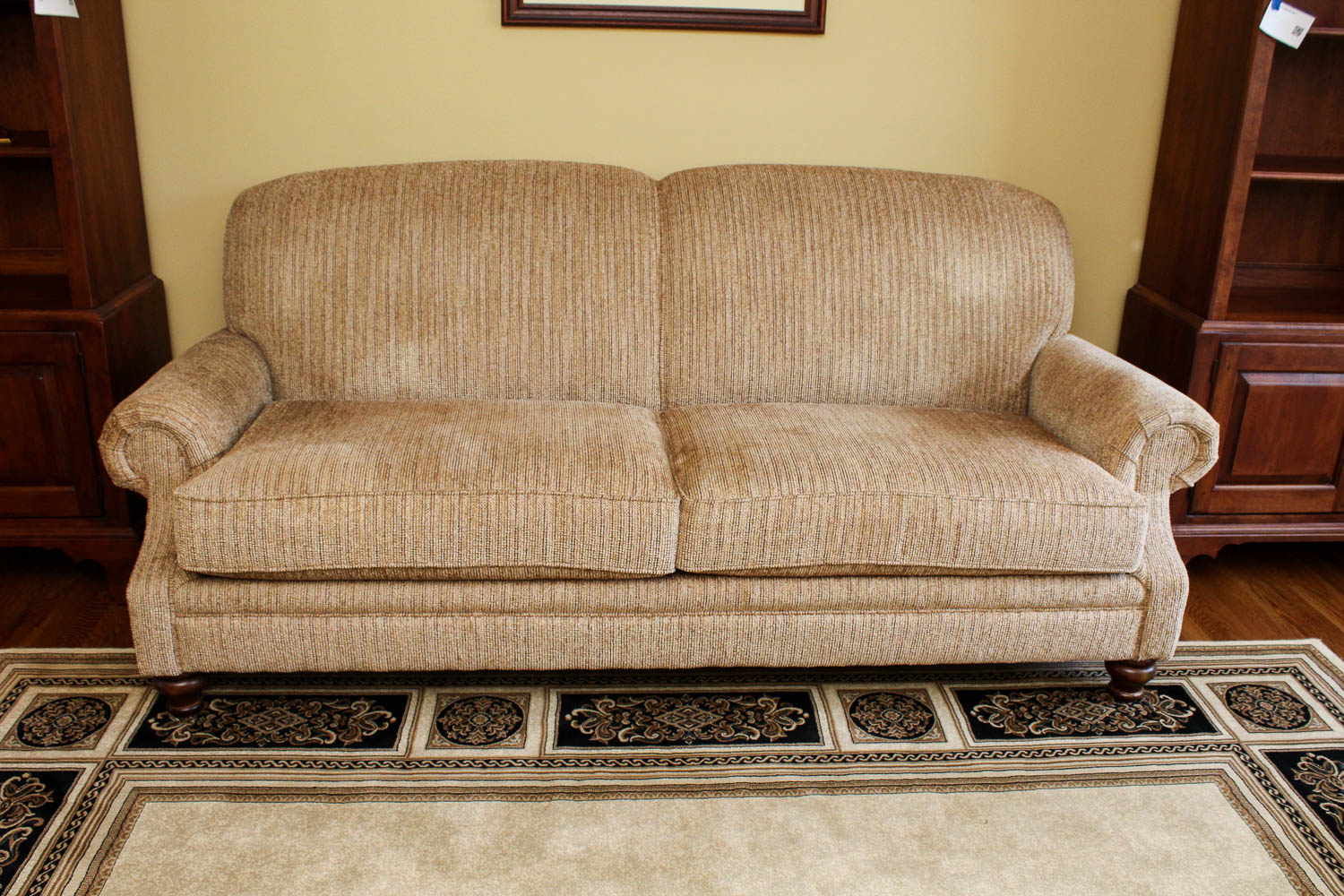 Flexsteel Two-Cushion Fabric Sofa