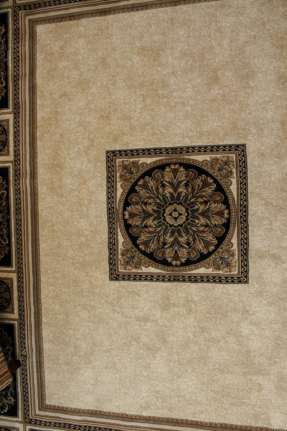 Machine Woven Classical "Chateaux" Area Rug