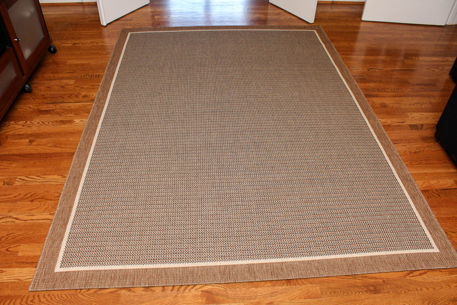 Machine Woven Belgian Neutral Area Rug