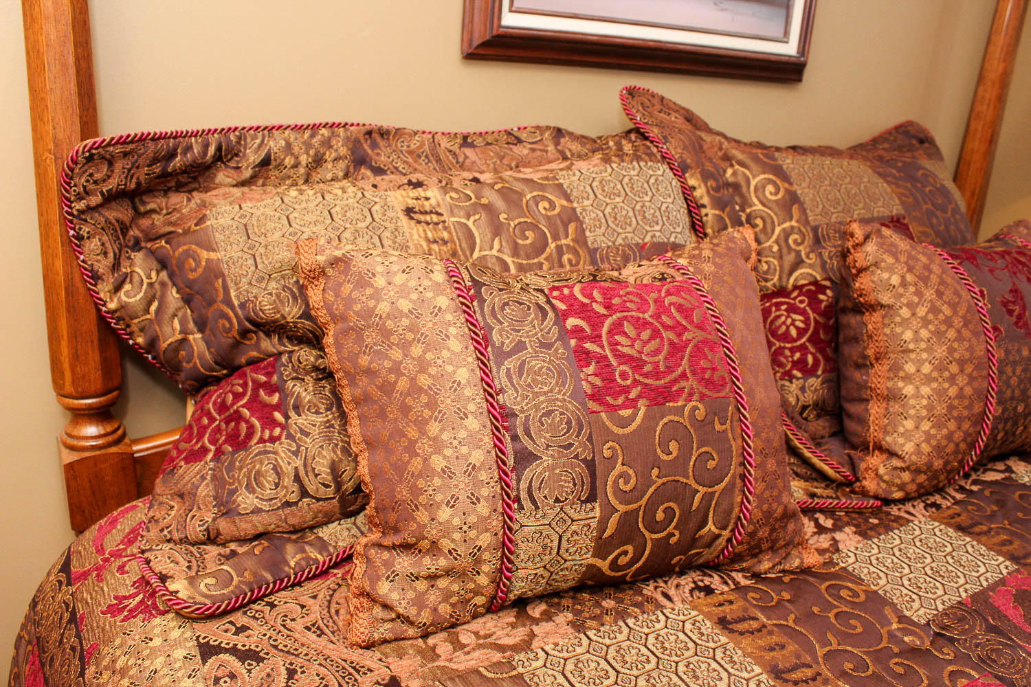 Croscill Patchwork Queen Bed Set
