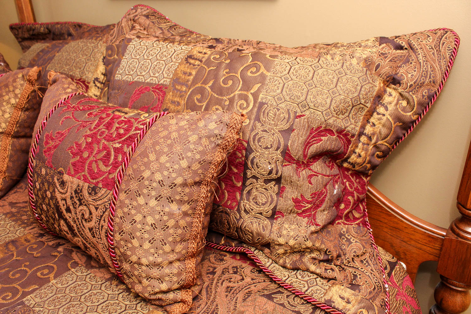 Croscill Patchwork Queen Bed Set