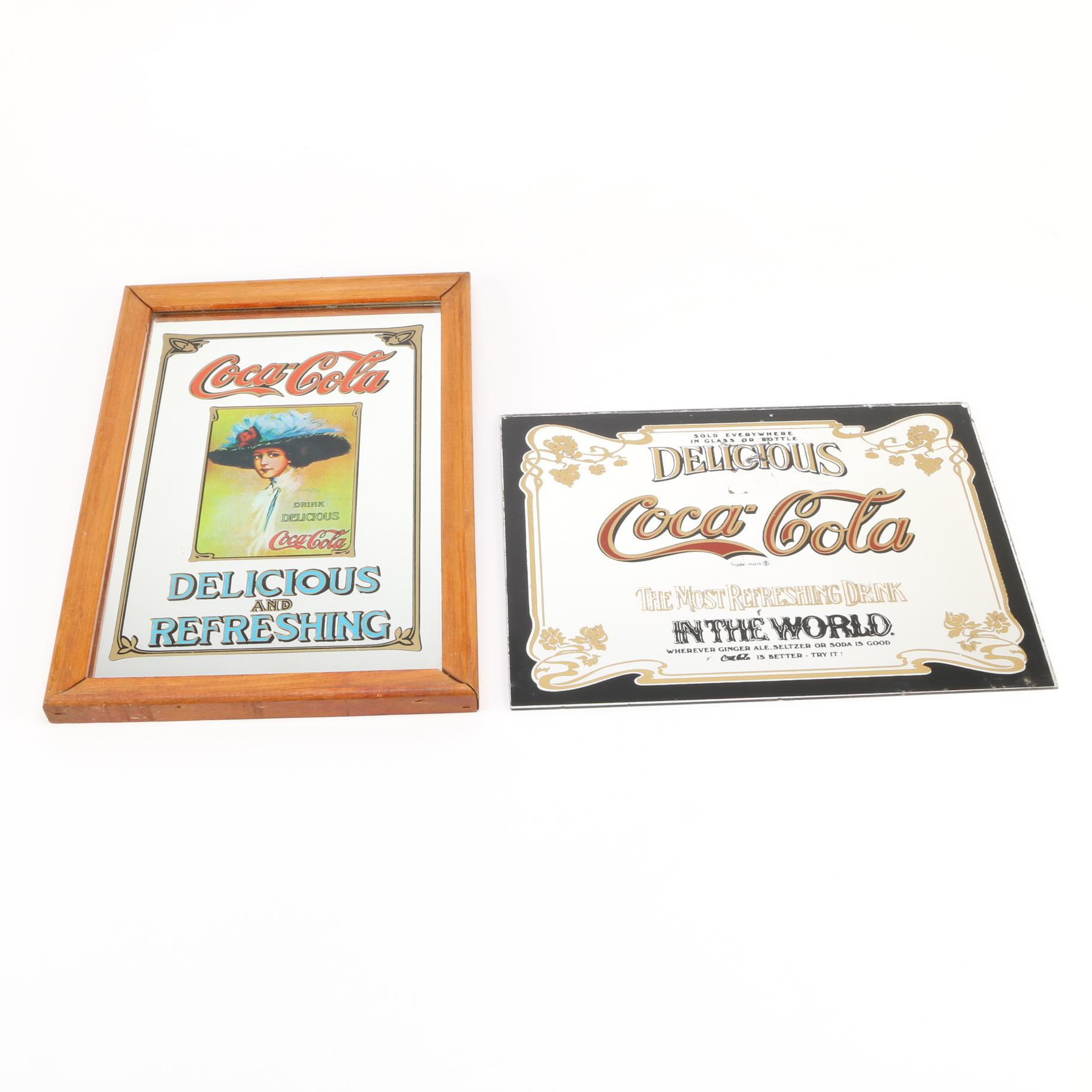 Coca-Cola Mirror Advertisements