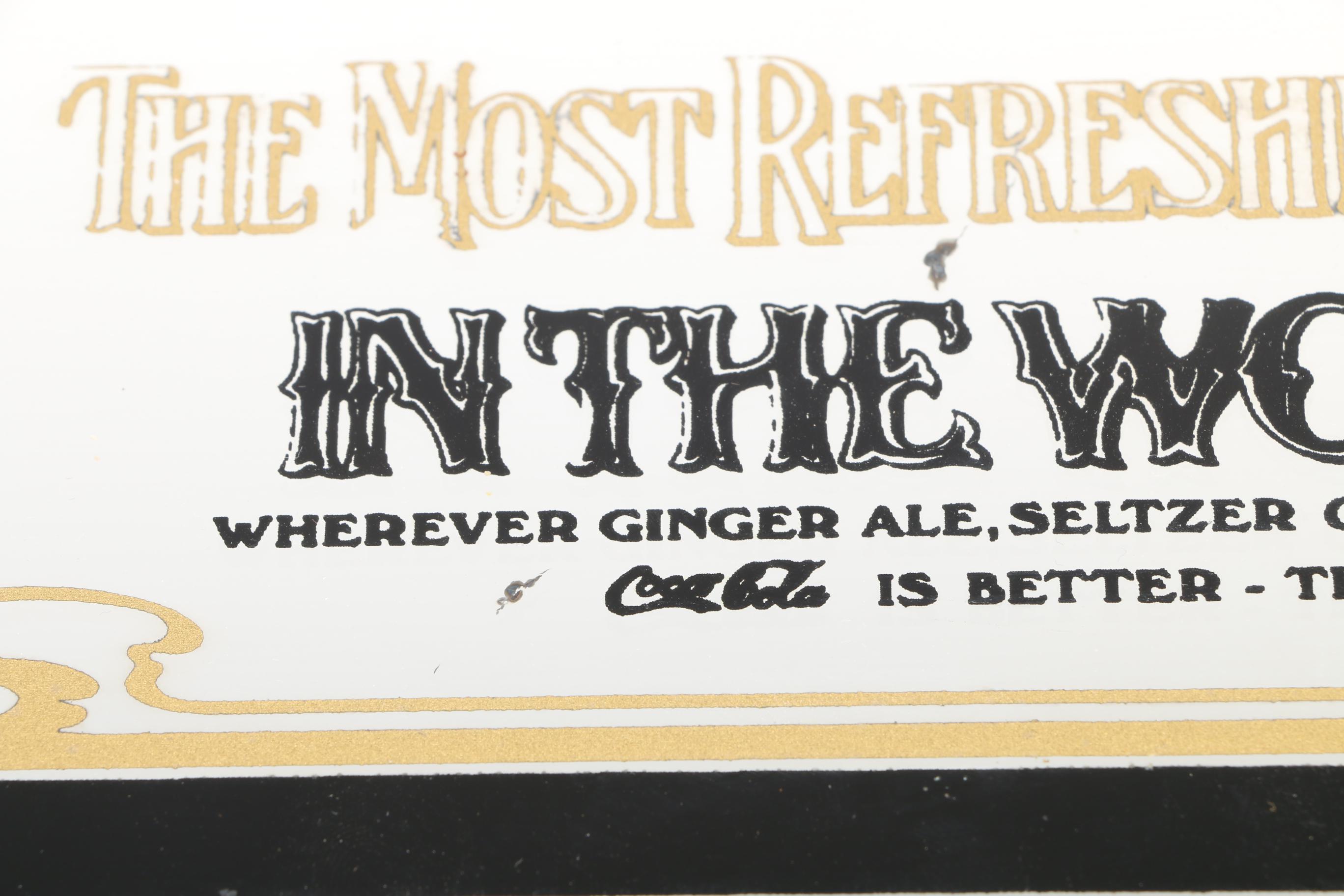 Coca-Cola Mirror Advertisements