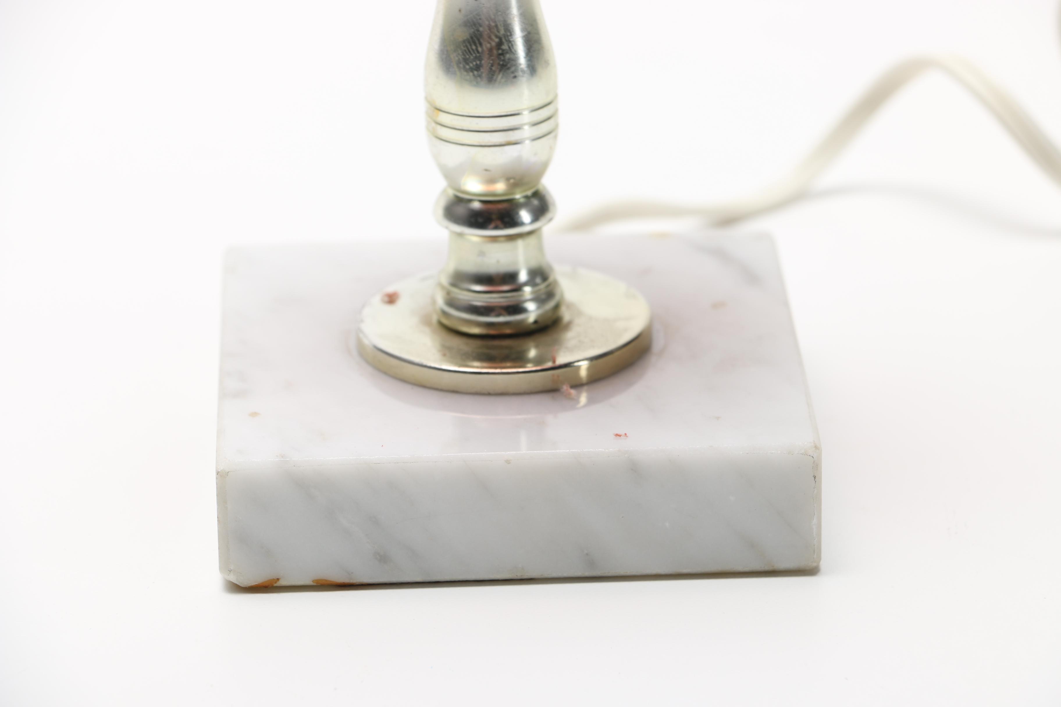Marble and Glass Desk Lamps