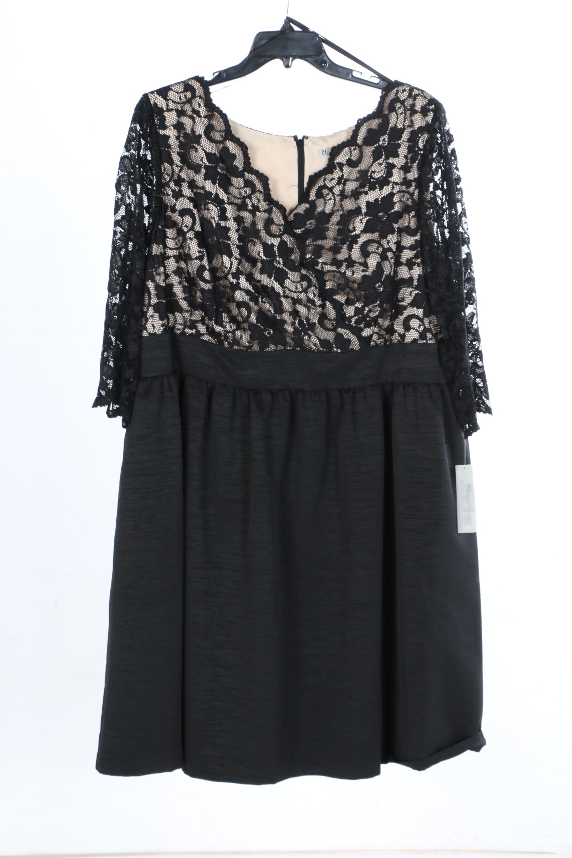 Women's Black and White Evening Dresses