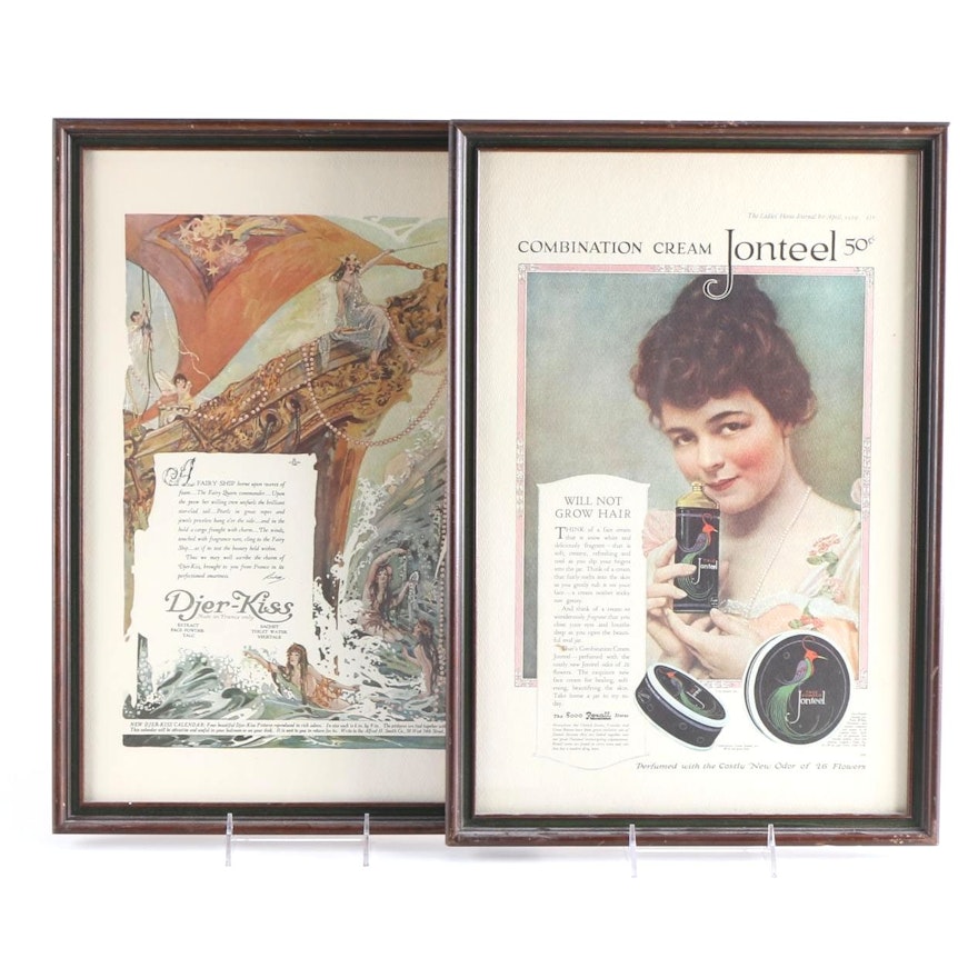 Vintage Offset Lithograph Advertisements