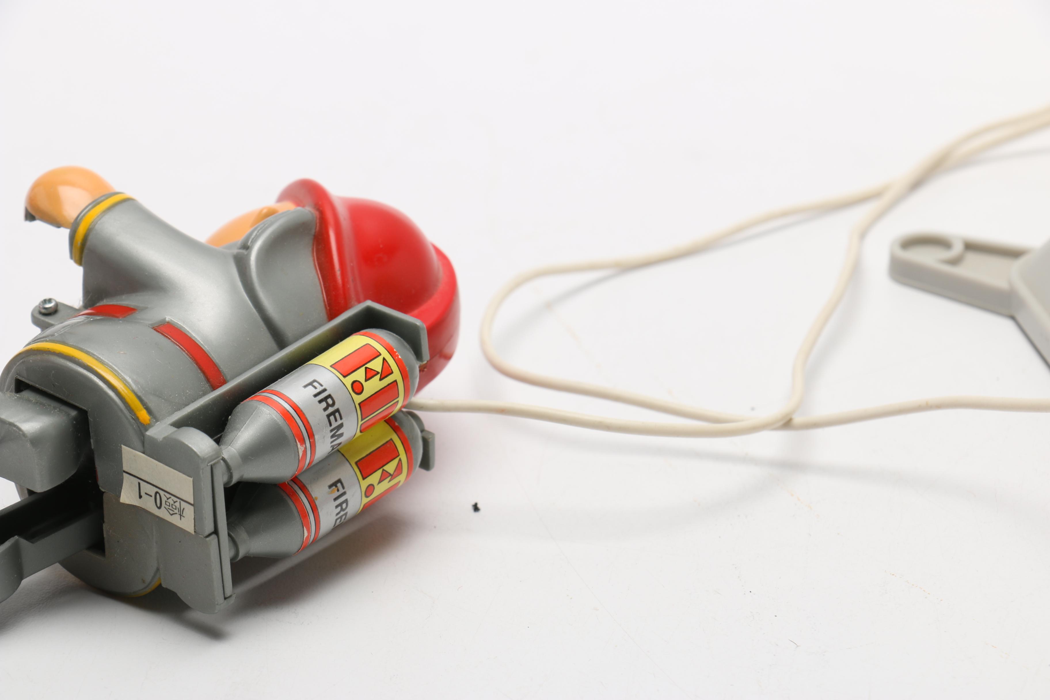 1960s and 1970s Fireman Toys