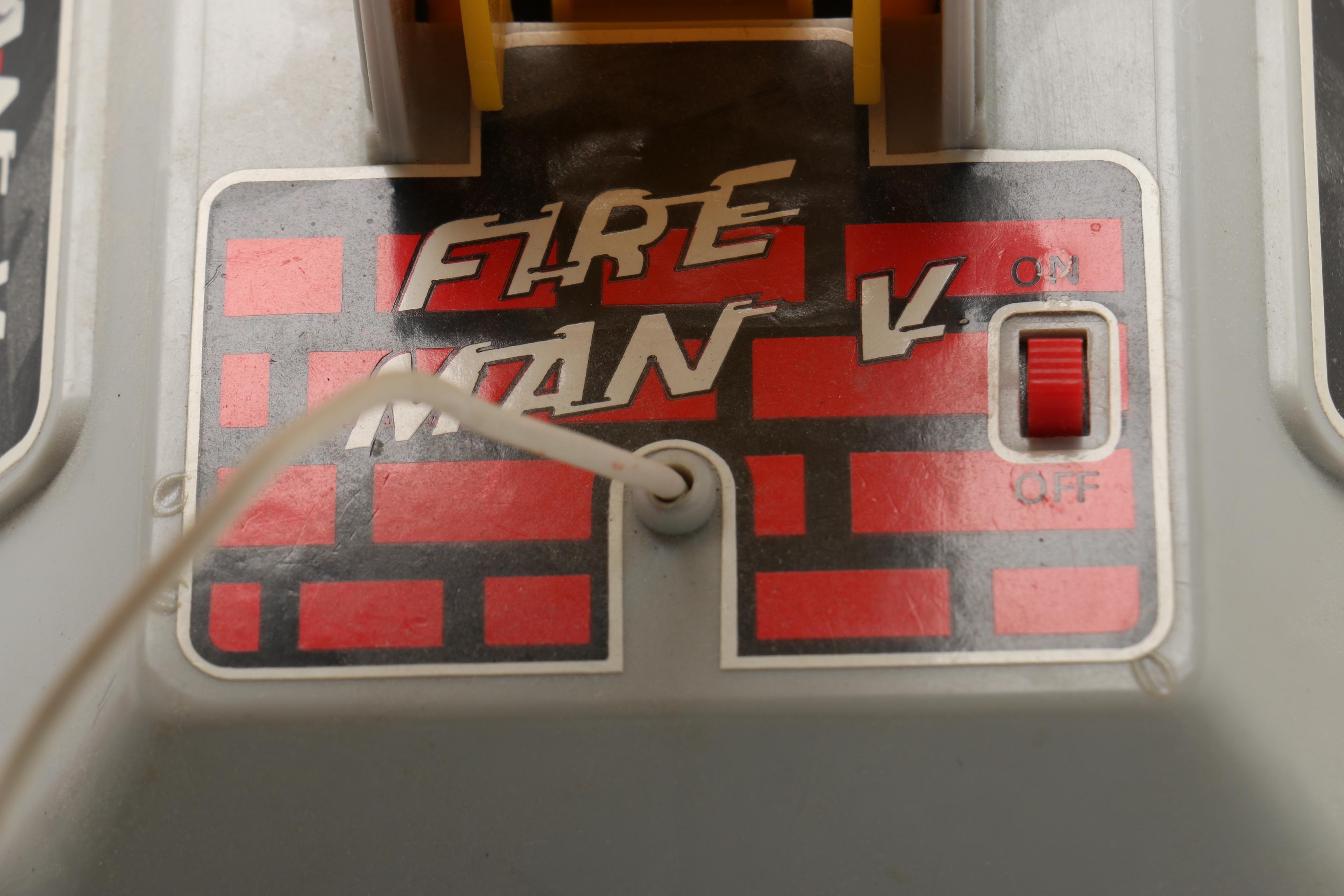 1960s and 1970s Fireman Toys