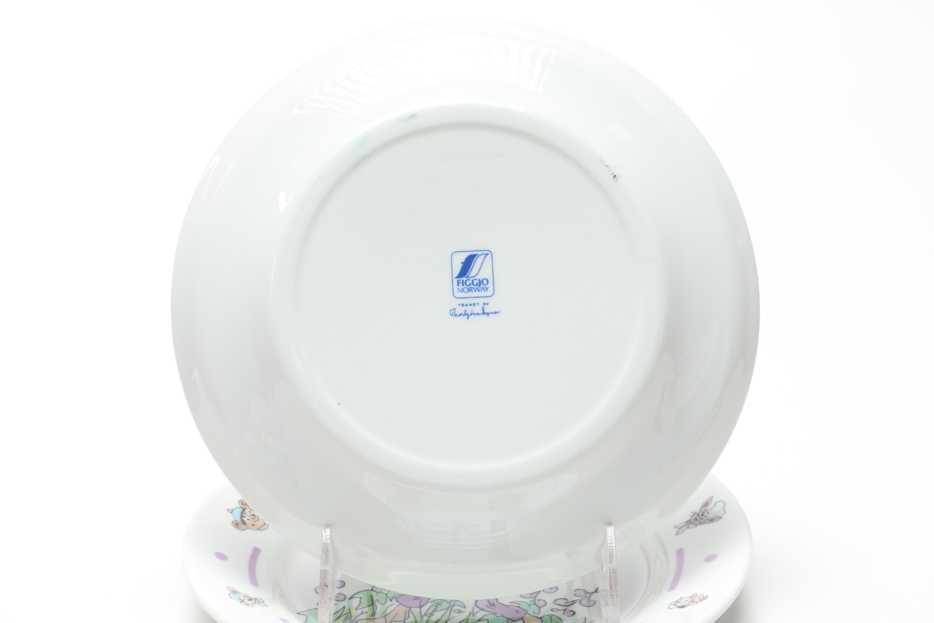Figgjo Norway Thorbjorn Egner Children's Dinnerware