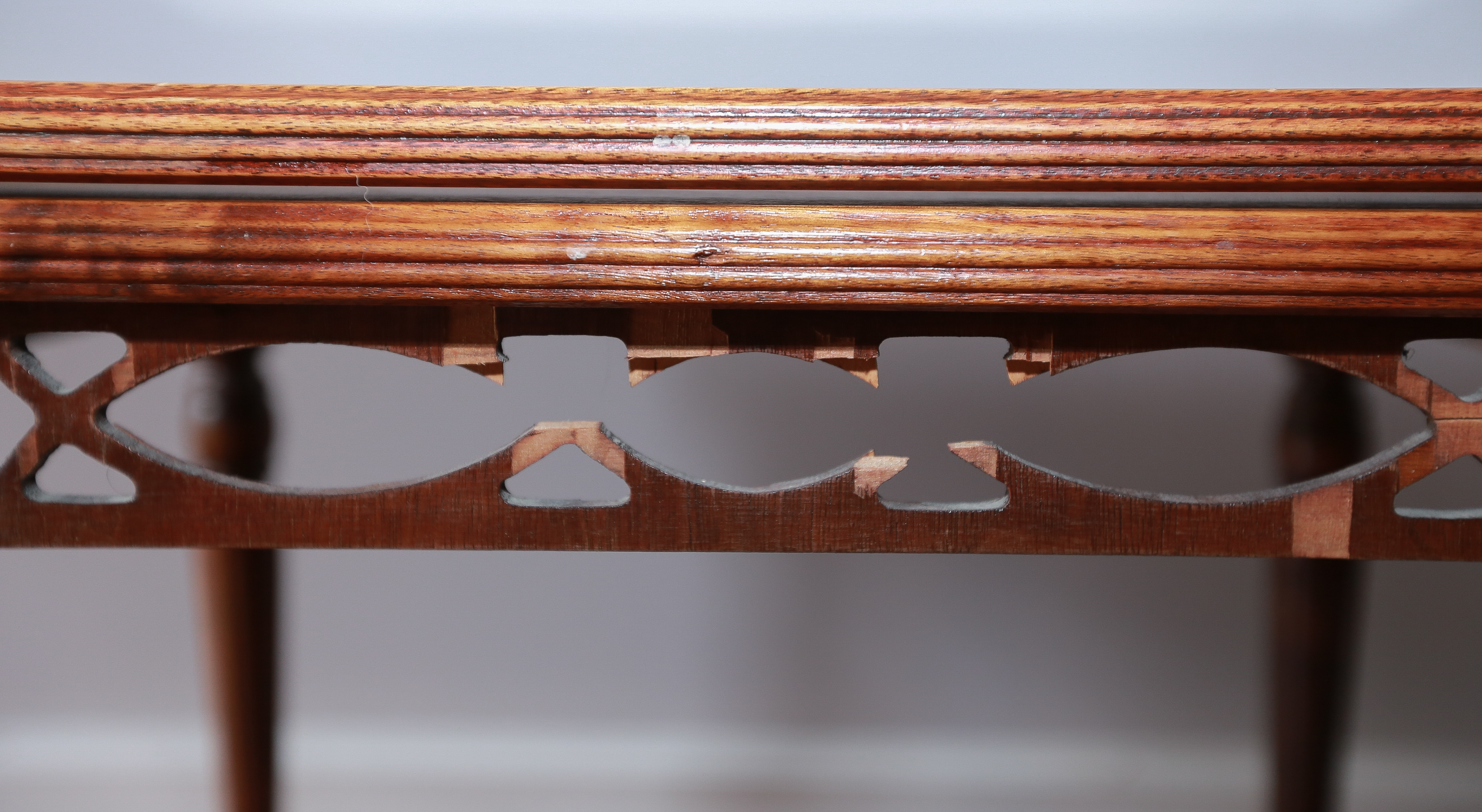 Vintage Mahogany and Glass Tray Table