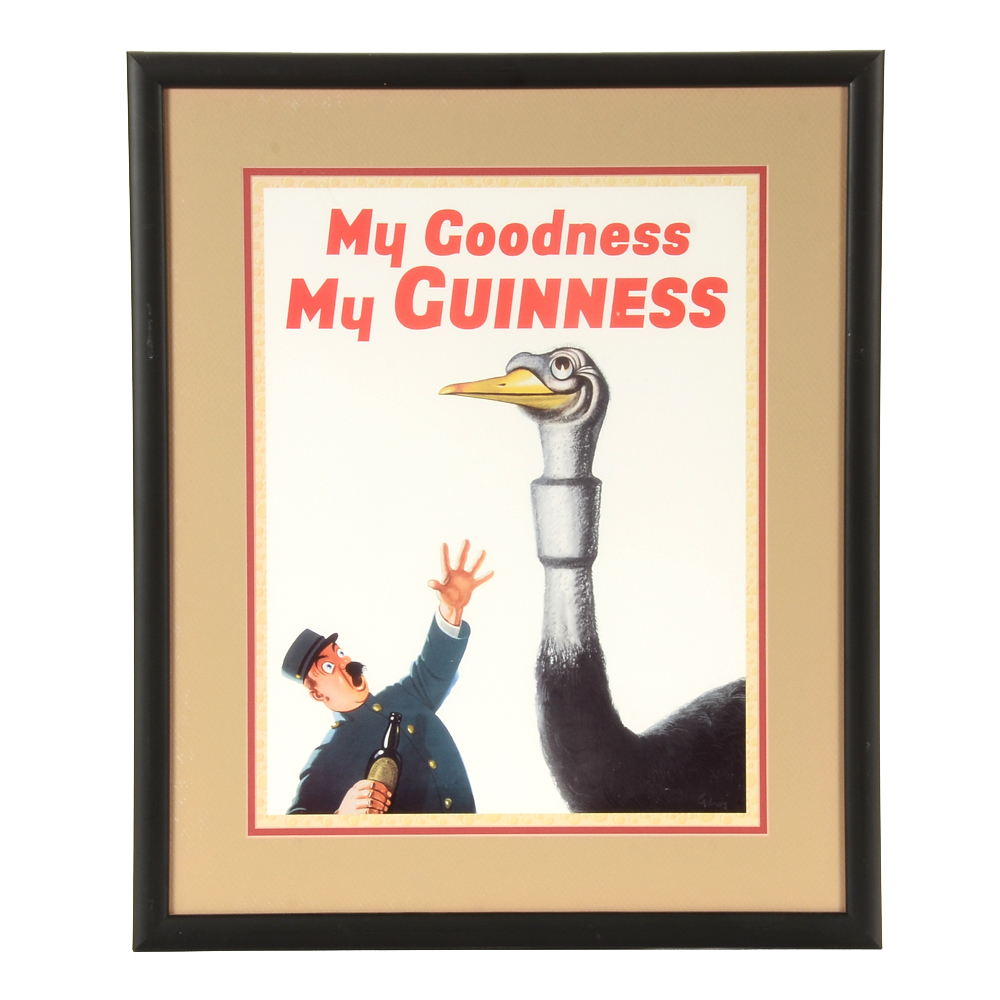 Offset Lithographic Poster Reproduction "My Goodness My Guinness"