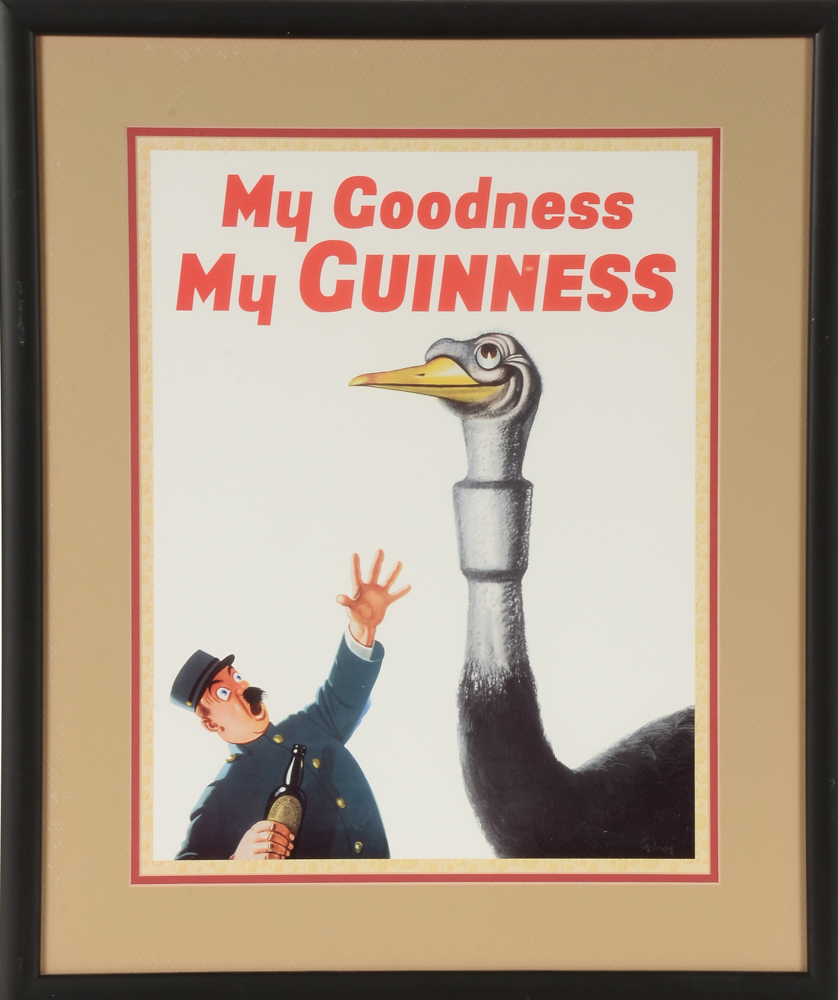 Offset Lithographic Poster Reproduction "My Goodness My Guinness"
