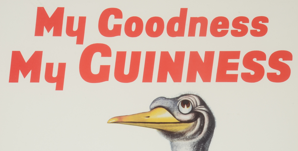 Offset Lithographic Poster Reproduction "My Goodness My Guinness"