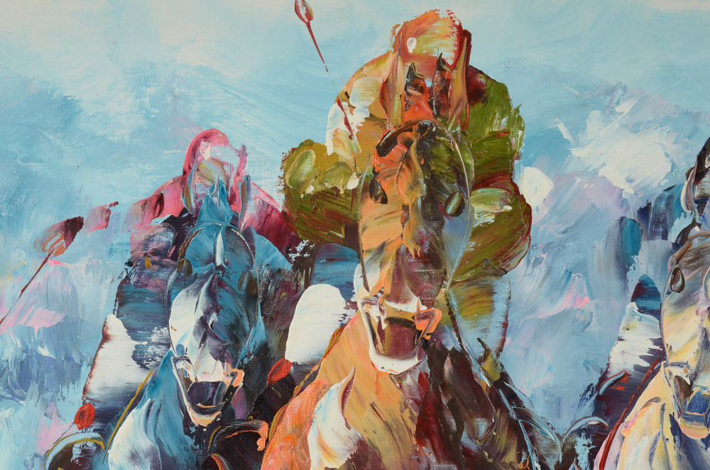 Anthony Veccio Original Oil Painting on Canvas