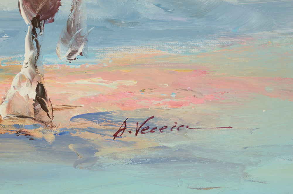 Anthony Veccio Original Oil Painting on Canvas