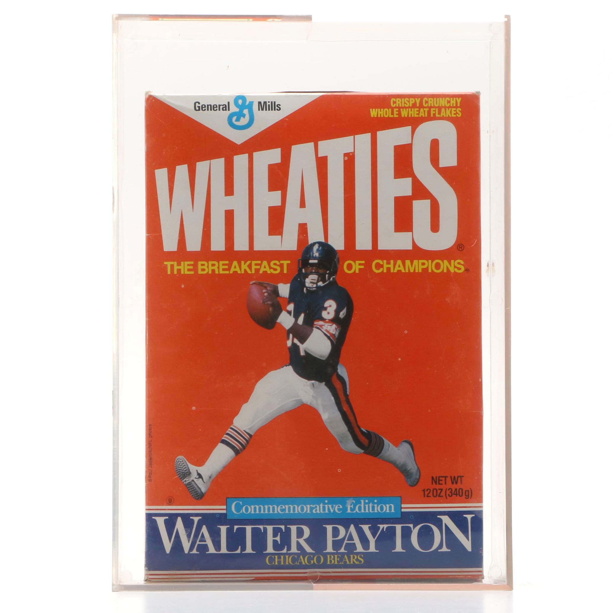 1987 Walter Payton Commemorative Wheaties Cereal Box