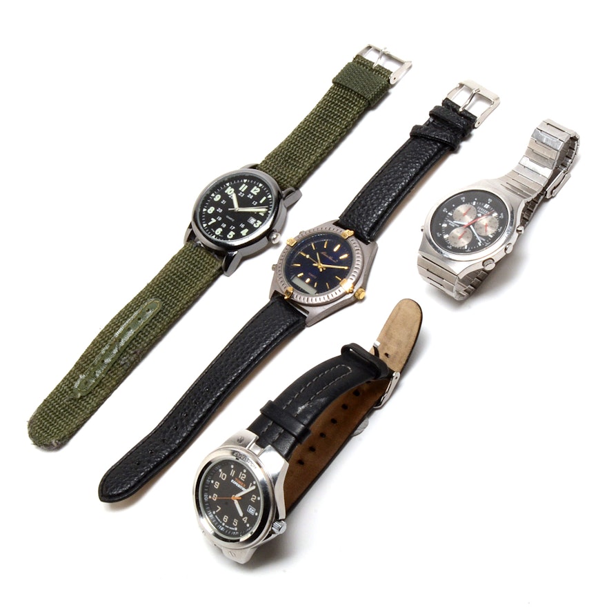 Sports Wristwatches Including Citizen