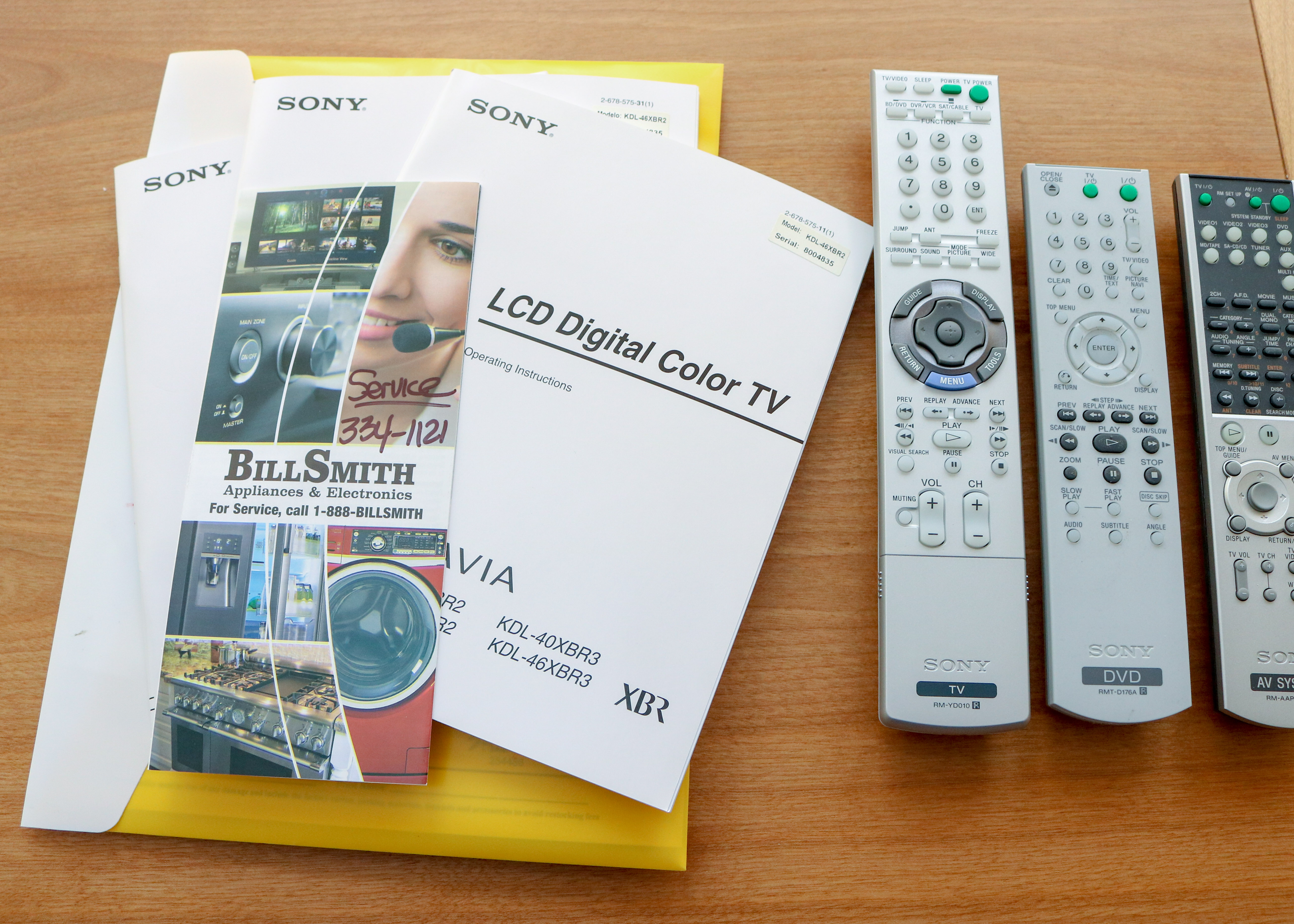 Sony 46" Bravia XBR Flat Screen Television