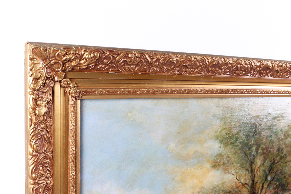 E. Reed Oil Painting on Canvas