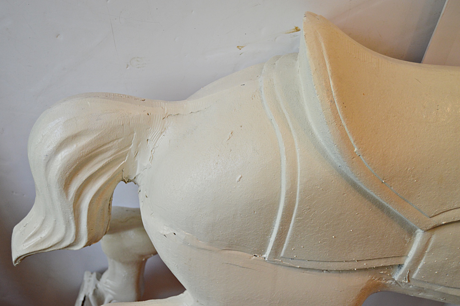 Vintage Coca-Cola Cast Metal Carousel Horse