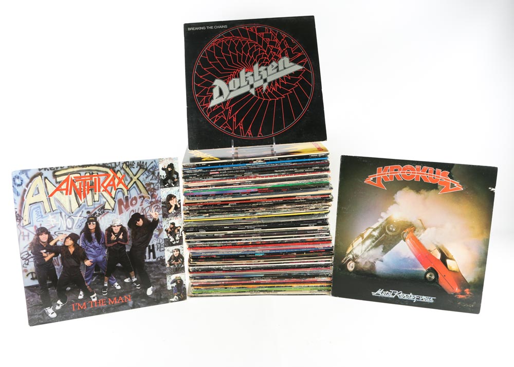 Dokken, Anthrax, Krokus and Other Heavy Metal LPs