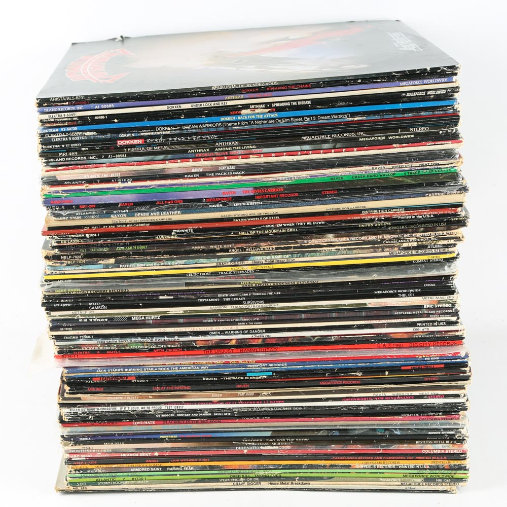 Dokken, Anthrax, Krokus and Other Heavy Metal LPs