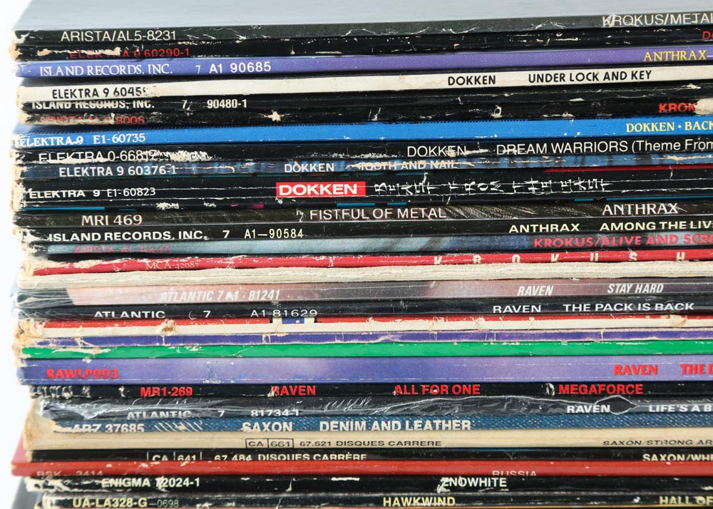 Dokken, Anthrax, Krokus and Other Heavy Metal LPs