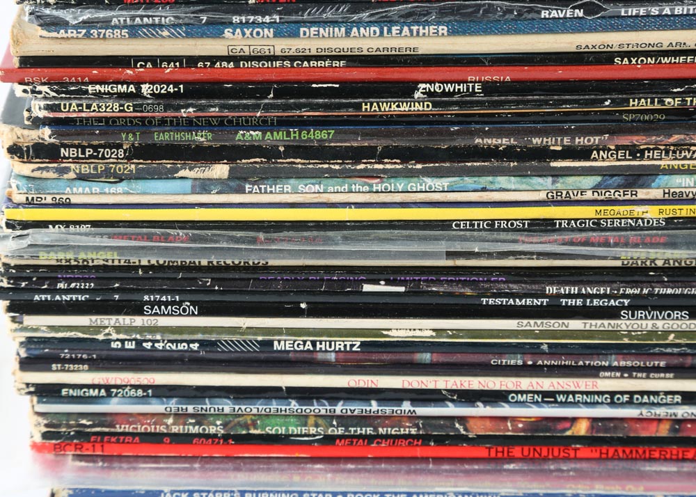 Dokken, Anthrax, Krokus and Other Heavy Metal LPs