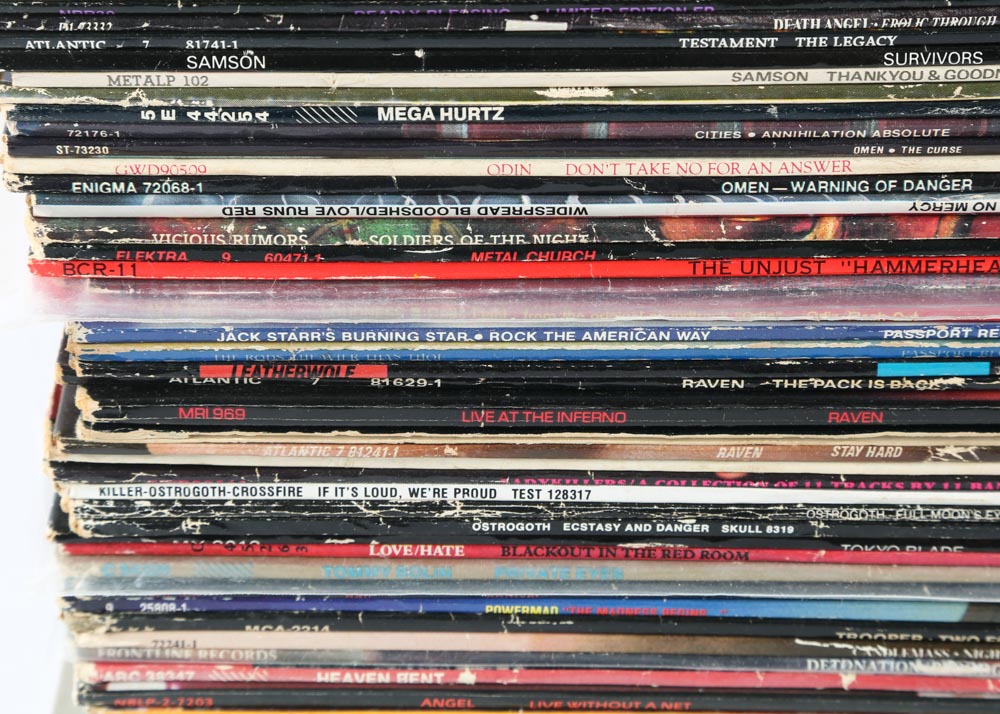 Dokken, Anthrax, Krokus and Other Heavy Metal LPs