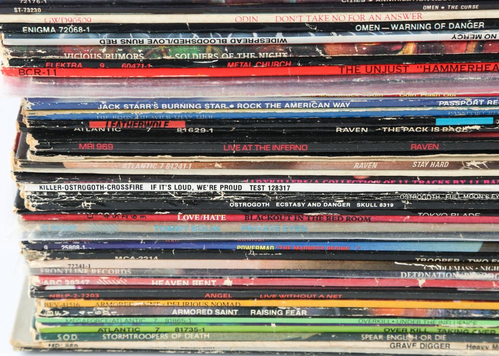 Dokken, Anthrax, Krokus and Other Heavy Metal LPs