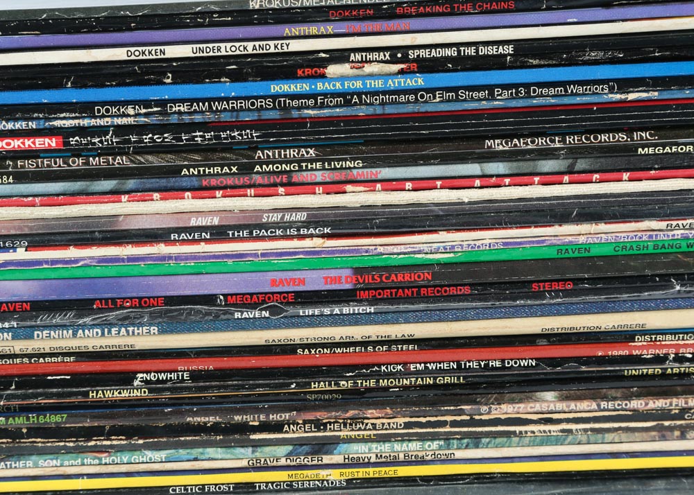 Dokken, Anthrax, Krokus and Other Heavy Metal LPs