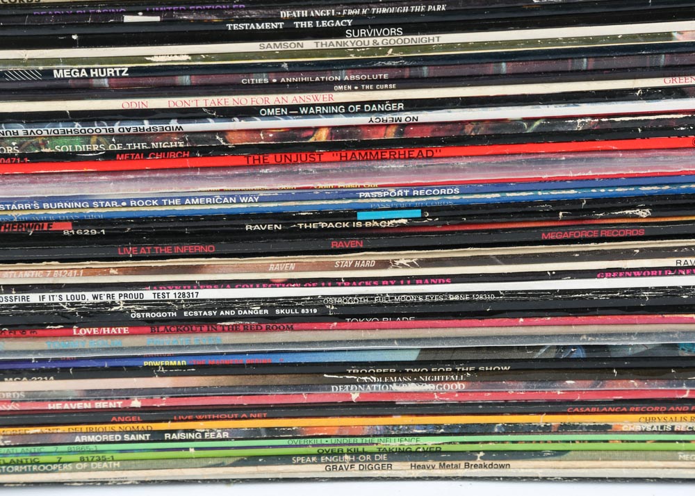 Dokken, Anthrax, Krokus and Other Heavy Metal LPs