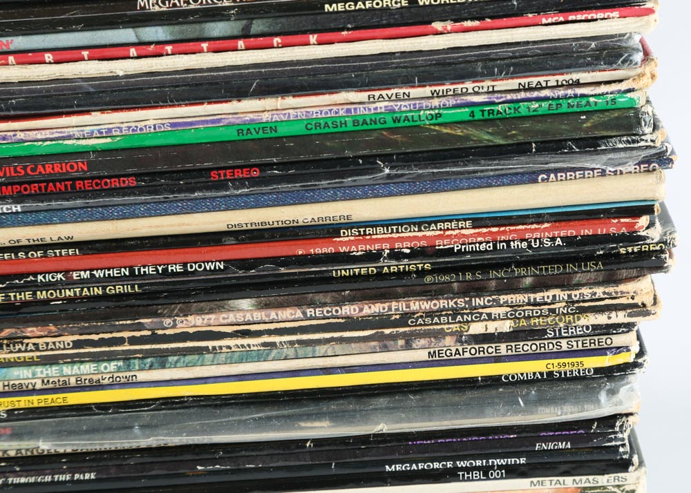 Dokken, Anthrax, Krokus and Other Heavy Metal LPs