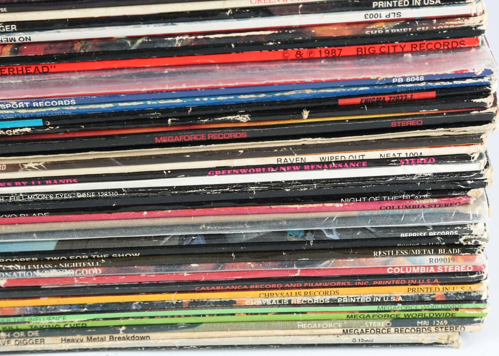 Dokken, Anthrax, Krokus and Other Heavy Metal LPs