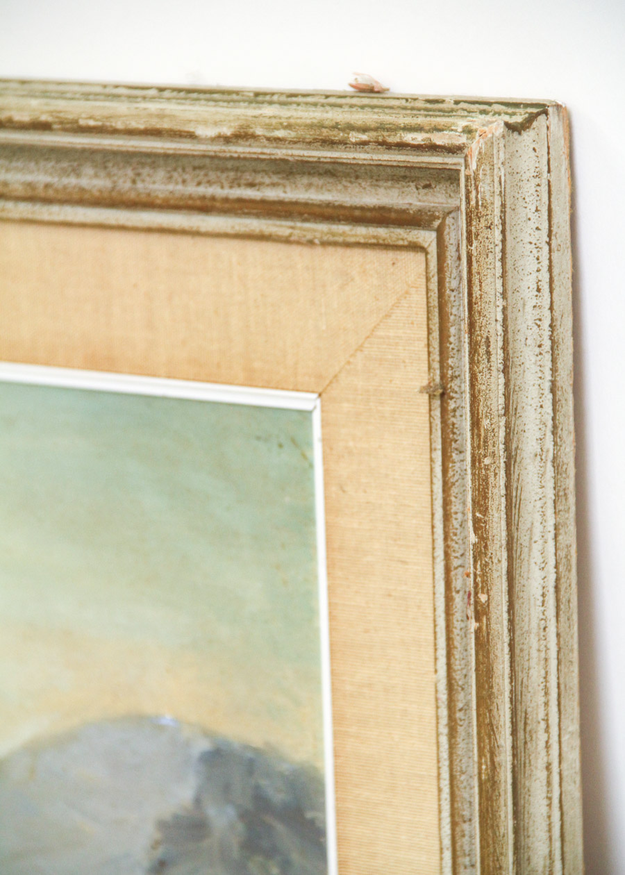 F.B. Fisher Oil Painting on Canvas